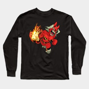 Maki, the Oni Girl Wrestler Long Sleeve T-Shirt